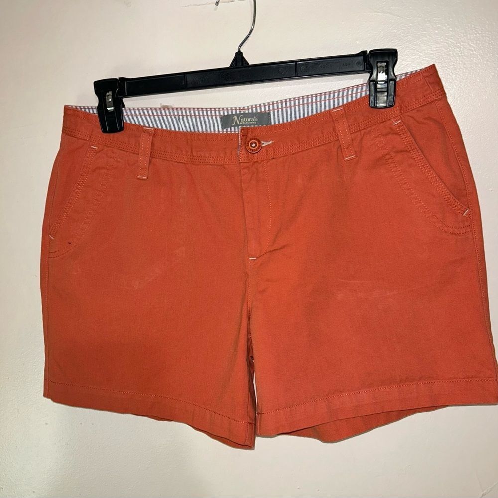 Natural Reflections Shorts Burnt Orange Size 12 NWOT